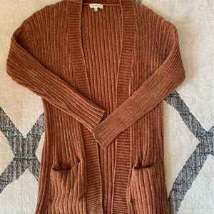 Burnt orange cardigan